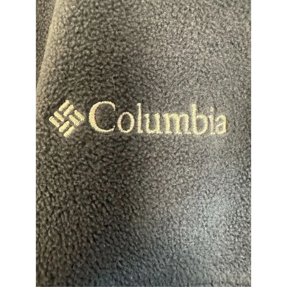 Columbia navy men's full zip fleece jacket L